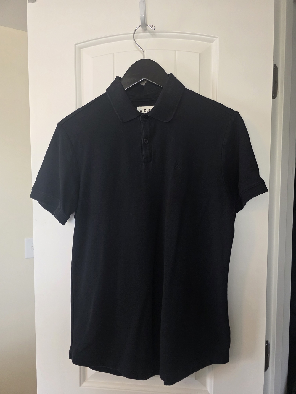 Cuts Clothing Men's Prestige Polo Curve Hem 100% Pima Cotton Shirt
